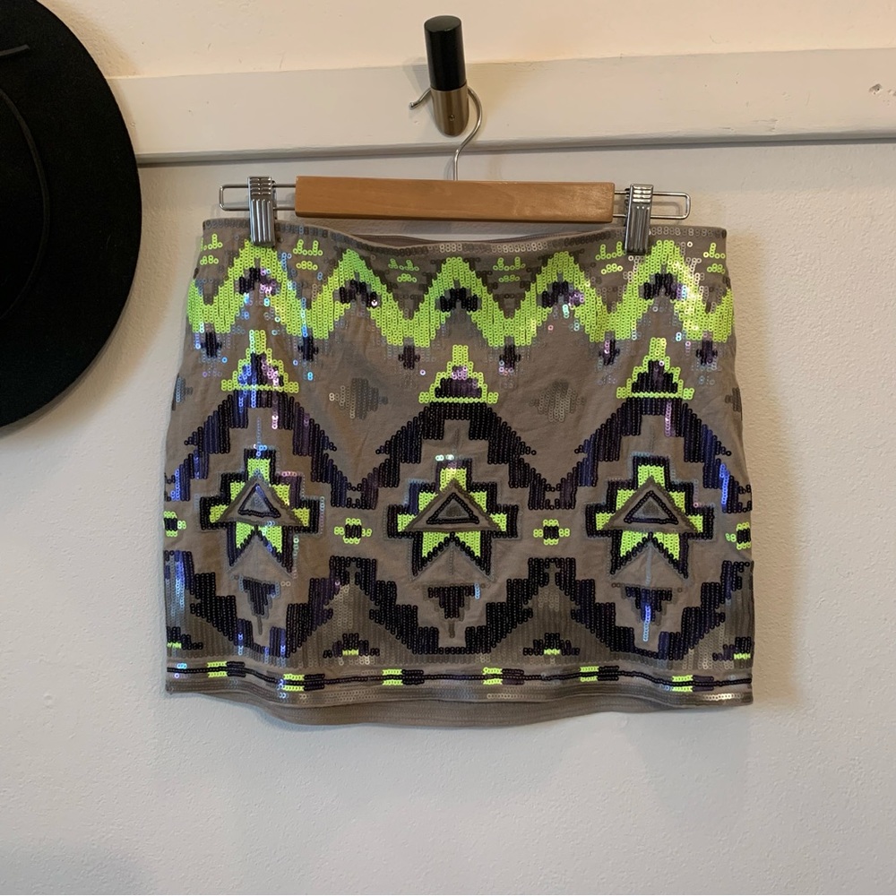 Express Sequined Skirt